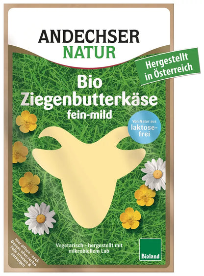 *ANDECHSER Ser kozi w plastrach 48% tłuszczu, BEZ laktozy (100g) - BIO