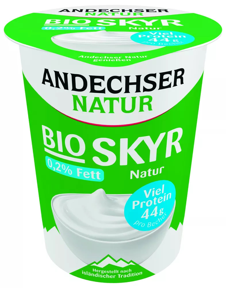 *ANDECHSER Skyr naturalny 0,2% tłuszczu (400g) - BIO