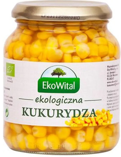 EKOWITAL Kukurydza ekologiczna w zalewie (340g) - BIO