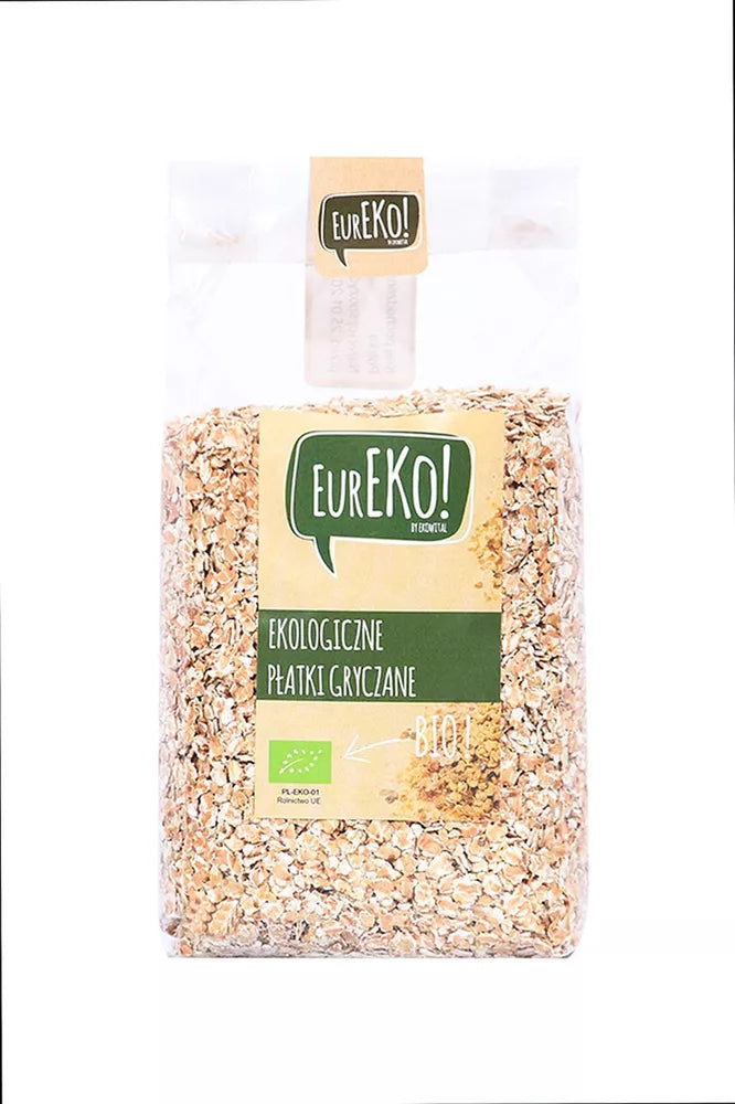 EUREKO Płatki gryczane 300g - BIO