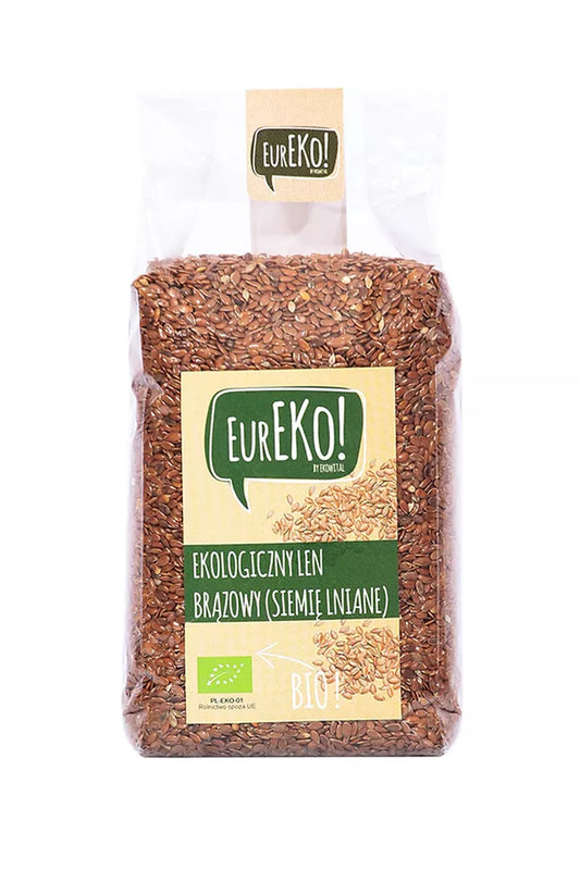 EUREKO Siemię lniane ekologiczne (400g) - BIO