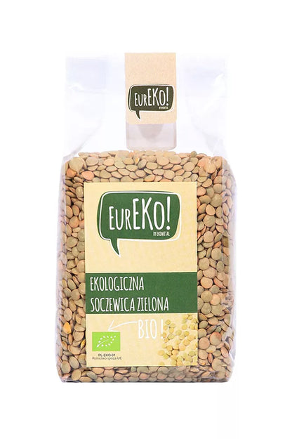 EUREKO Soczewica zielona ekolgiczna (400g) - BIO