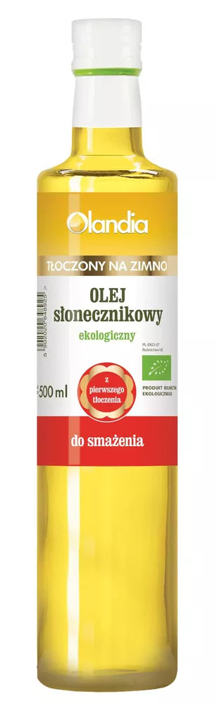 OLANDIA Olej słonecznikowy do smażenia  BIO 500 ml