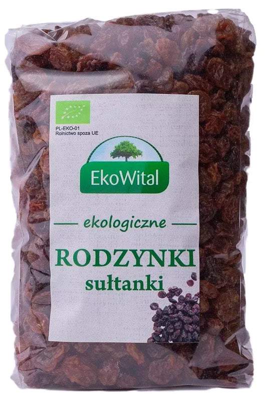 EKOWITAL Rodzynki sułtanki (500 g) - BIO