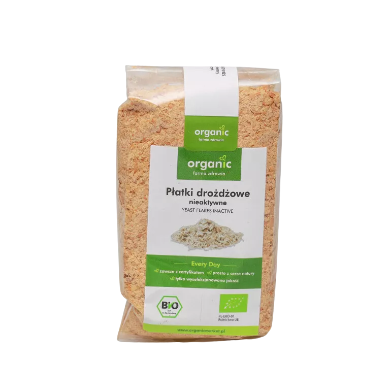 ORGANIC Płatki drożdżowe, nieaktywne, ekologiczne (100g) - BIO