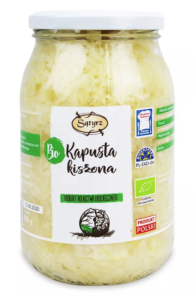 *SĄTYRZ Kapusta kiszona BIO 900 ml