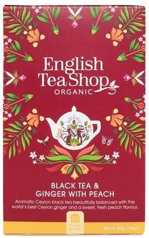 ENGLISH TEA SHOP Herbata czarna cejlońska (20x2,25)  BIO 45 g