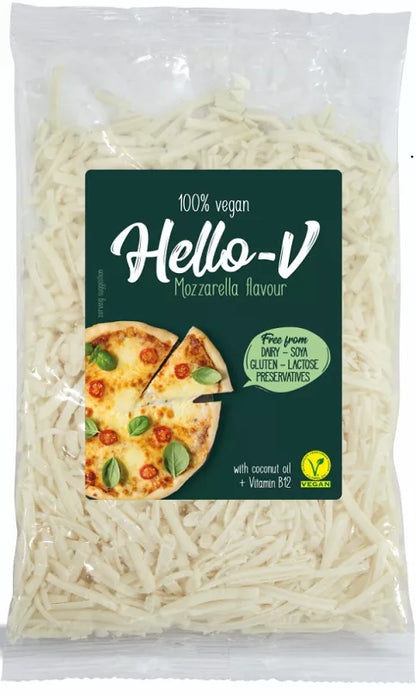 *HELLO-V Roślinna alternatywa sera z chili  kostka (200 g)
