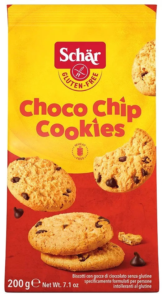 SCHAR Ciastka z czekoladą bezglutenowy - Choco chip cookie (200g)