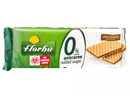 FLORBU Wafelki nadziewane bez dodatku cukru (150 g)