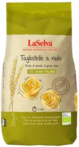 LA SELVA Makaron tagliatelle z pszenicy durum 250g - BIO