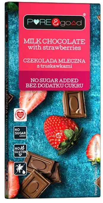 PURE & GOOD Cukierki eukaliptusowo-miętowe ze stewią bez cukru (50g)