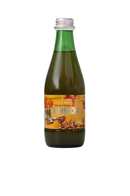 KOMBUCHA BY LAURENT Kombucha z imbirem i cytryną (Vibrant Ginger) (330 ml)