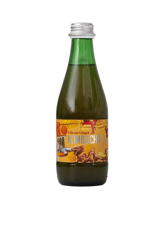 KOMBUCHA BY LAURENT Kombucha z imbirem i cytryną (Vibrant Ginger) (330 ml)