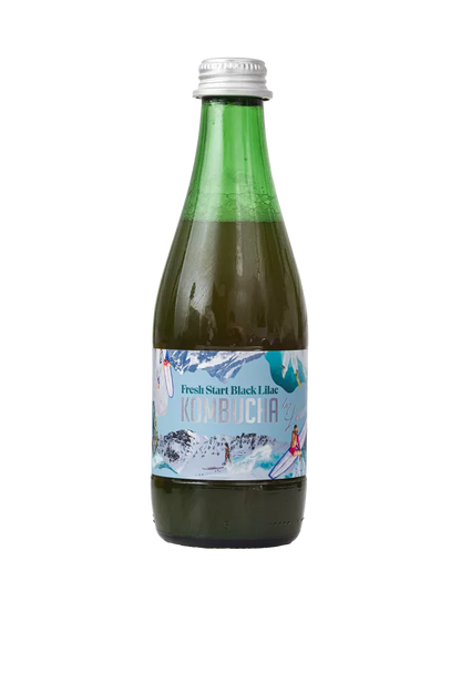 KOMBUCHA BY LAURENT Kombucha Fresh Start Black Lilac (body detox) (330 ml) - BIO