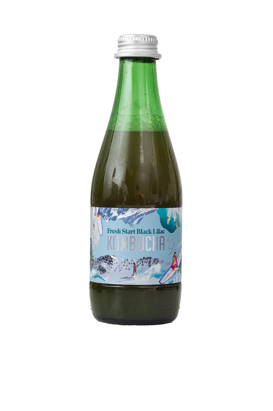 KOMBUCHA BY LAURENT Kombucha Fresh Start Black Lilac (body detox) (330 ml) - BIO