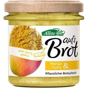 ALLOS Pasta kremowa z mango i curry, bezglutenowa (140g) -  BIO