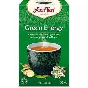 YOGI TEA Herbatka zielona energia (17 x 1,8 g) (30,6 g) - BIO