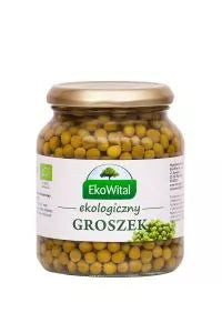 EKOWITAL Groszek zielony w zalewie (350g) - BIO