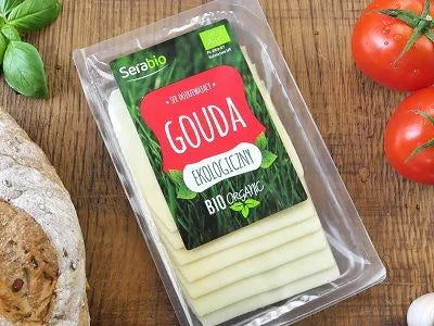 *SERABIO Ser dojrzewający Gouda w plastrach (125 g) - BIO