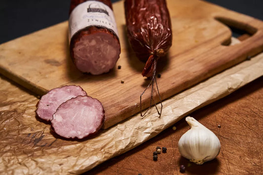 *JANÓW Kiełbasa żywiecka na wagę (200g)