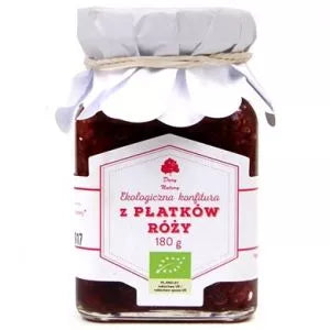 DARY NATURY Konfitura z płatków róży (180g) - BIO