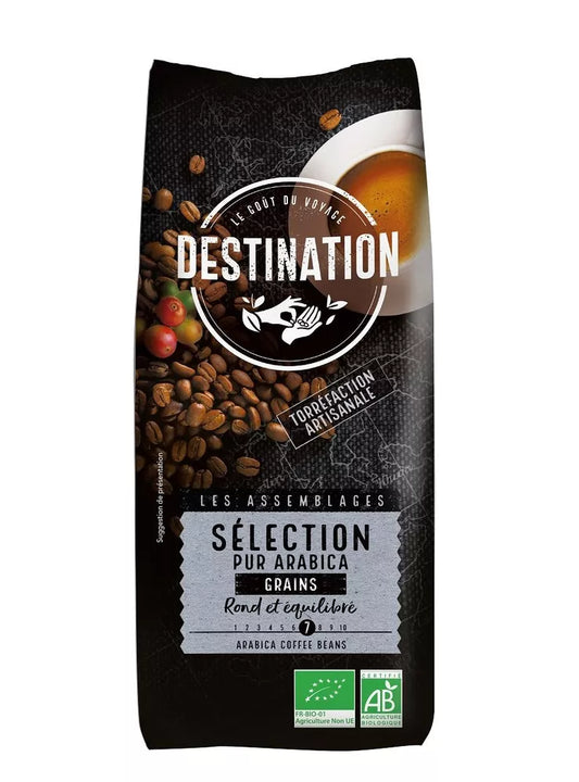 DESTINATION Kawa ziarnista arabica 100 % selection (1 kg) - BIO