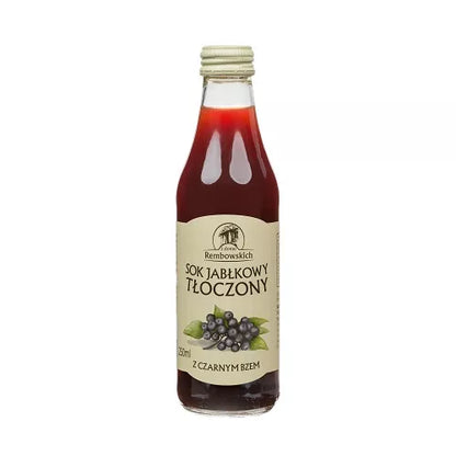 REMBOWSCY Sok jabłkowy tłoczony, z czarnym bzem  (250ml)