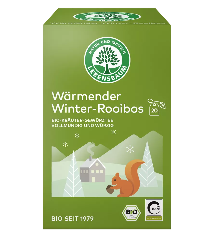 LEBENSBAUM Herbatka zimowa rozgrzewająca rooibos (20 x 2 g) (40 g) - BIO