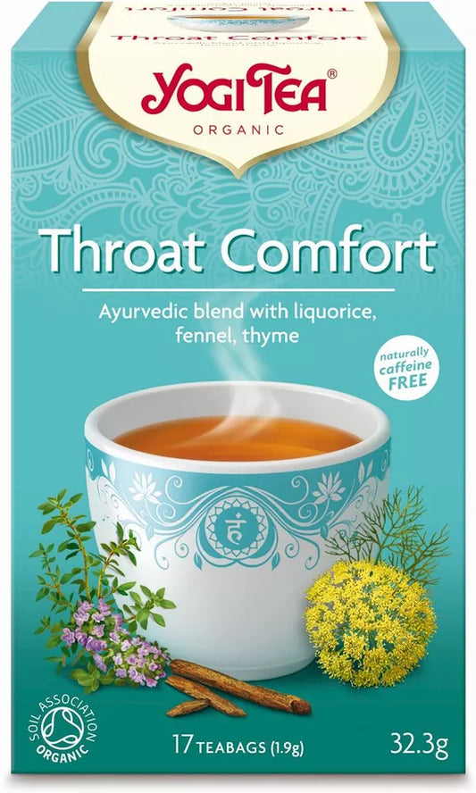 YOGI TEA Herbatka na gardło Throat Comfort (17 x 1,9 g) (32,3 g) - BIO