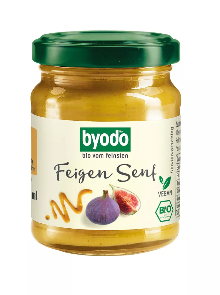 BYODO Musztarda figowa bezglutenowa (125 ml) -BIO