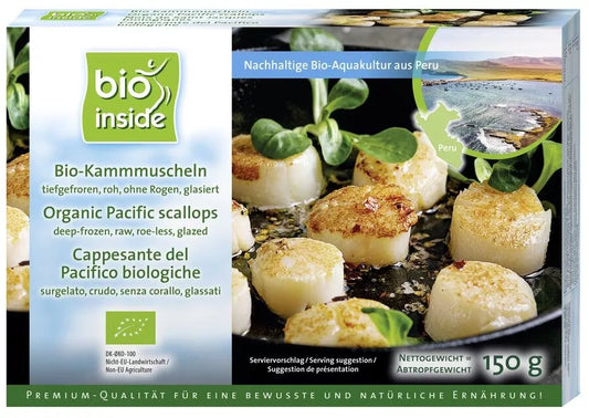 ***BIO INSIDE Przegrzebki peruwiańskie mrożone (150 g) - BIO (f)