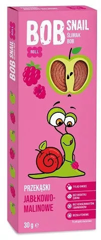 BOB SNAIL Przekąska Rolls owocowy jabłko bez cukru bezglutenowa (30 g)