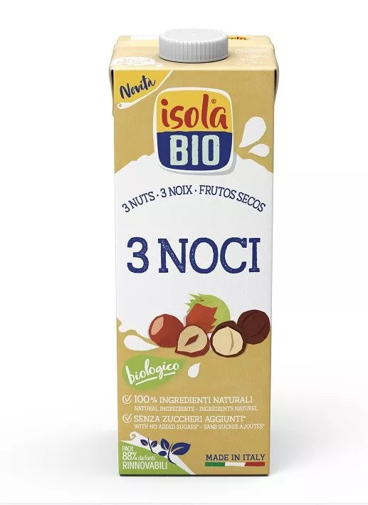ISOLA BIO Napój roślinny 3 orzechy (1L) - BIO