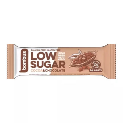 BOMBUS Baton Low Sugar kakao -czekolada bezglutenowy (40g)