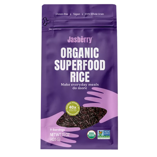 JASBERRY RICE (CALORIE WATCHERS) Ryż express Jasberry razowy bezglutenowy (200 g) - BIO