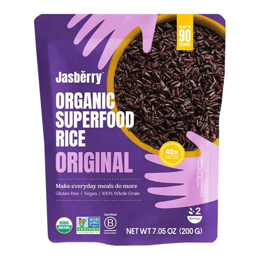 JASBERRY RICE (CALORIE WATCHERS) Ryż express Jasberry razowy bezglutenowy (200 g) - BIO