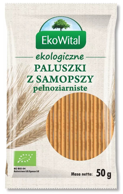 EKOWITAL Paluszki z samopszy pełnoziarniste (50g) - BIO