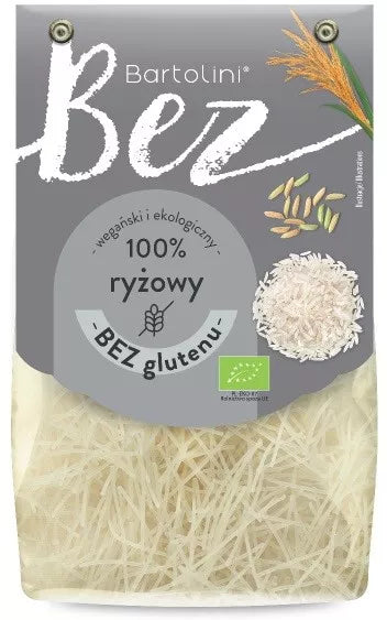 BARTOLINI Makaron ryżowy krajanka (filini) bezglutenowy (250 g) - BIO
