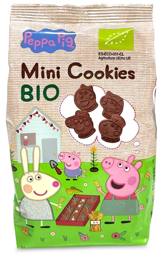 ŚWINKA PEPPA Mini ciastka kakaowe dla dzieci Świnka Peppa (100 g) - BIO