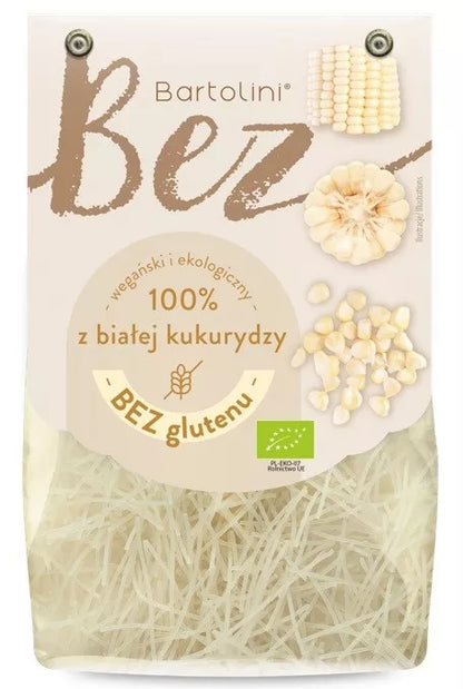 BARTOLINI Makaron z białej kukurydzy  krajanka (filini) bezglutenowy (250g) - BIO