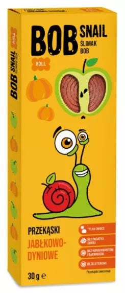 BOB SNAIL Przekąska Rolls owocowy jabłko dynia (30 g)