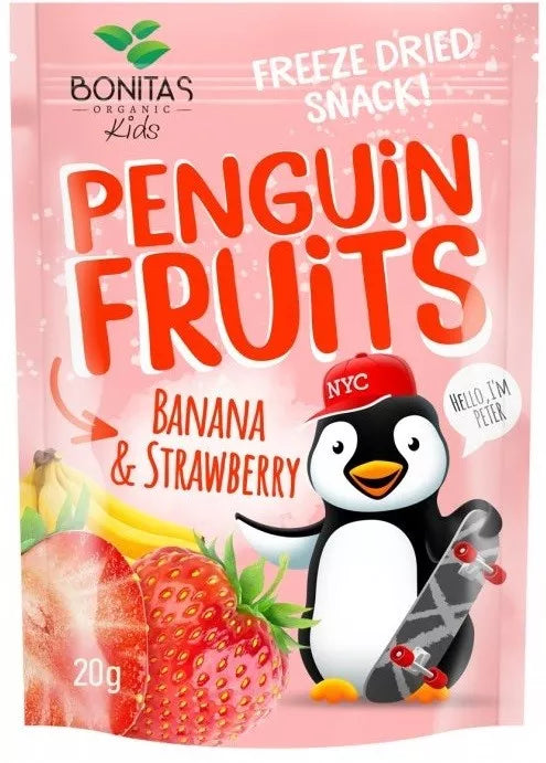BONITAS Liofilizowany banan i truskawka (15 g) - BIO