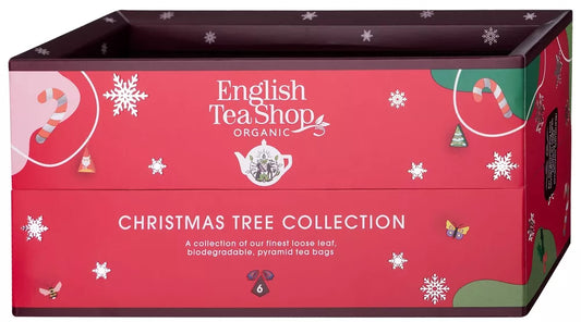 ENGLISH TEA SHOP Zestaw herbat świątecznych 6 piramidek Christmas Tree Collection (6x2g) (12 g) - BIO (Boże Narodzenie)