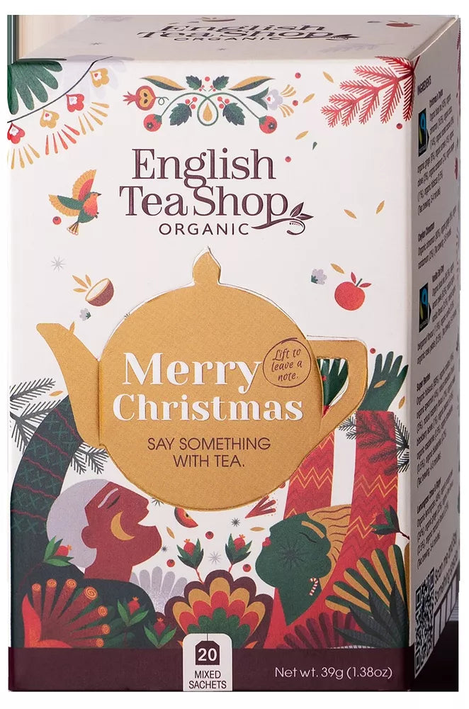ENGLISH TEA SHOP Zestaw herbat Holiday Delight w 4 różnych smakach (70 g) - BIO (Boże Narodzenie)