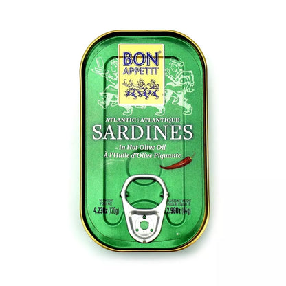 BON APPETIT  Sardynki portugalskie w pikantnym sosie pomidorowym (120 g/78 g)