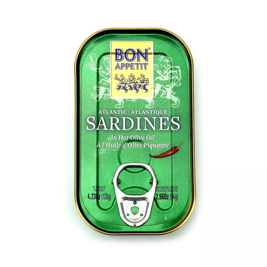 BON APPETIT  Sardynki portugalskie w pikantnym sosie pomidorowym (120 g/78 g)