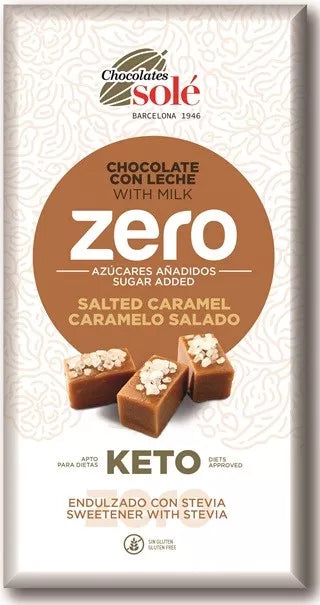 SOLE Czekolada mleczna bez dodatku cukru ze stewią (100 g)