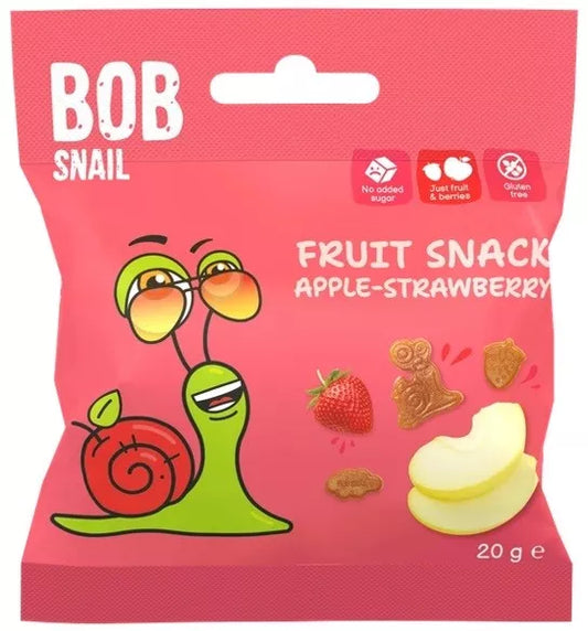 BOB SNAIL Żelki owocowe jabłko gruszka bezglutenowe (20 g)