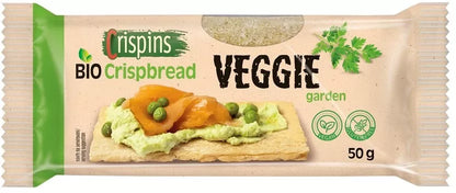 CRISPINS Pieczywo chrupkie z warzywami bezglutenowe (50 g) - BIO